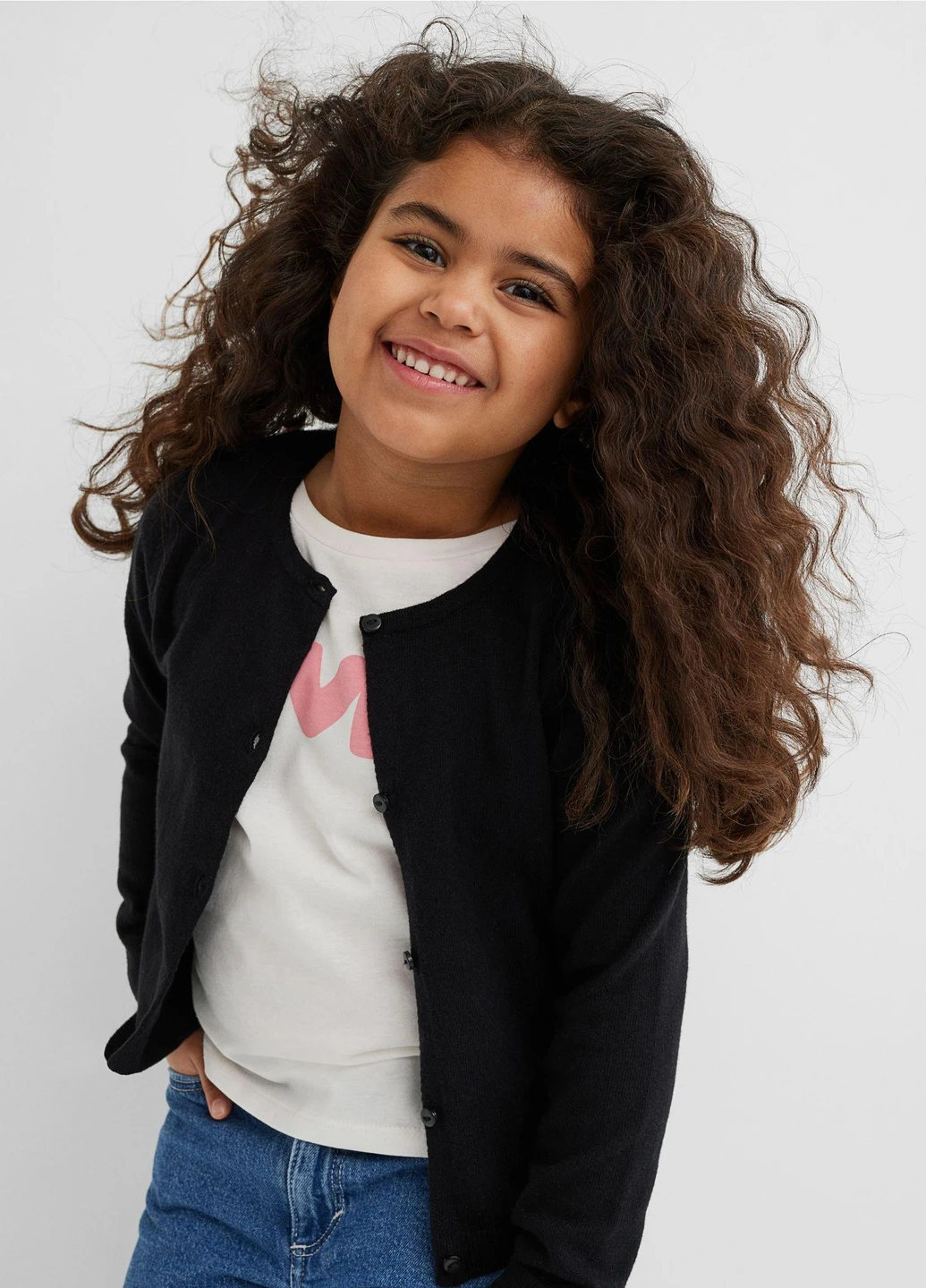 Кардиган демісезон,чорний, H&M (254866765)