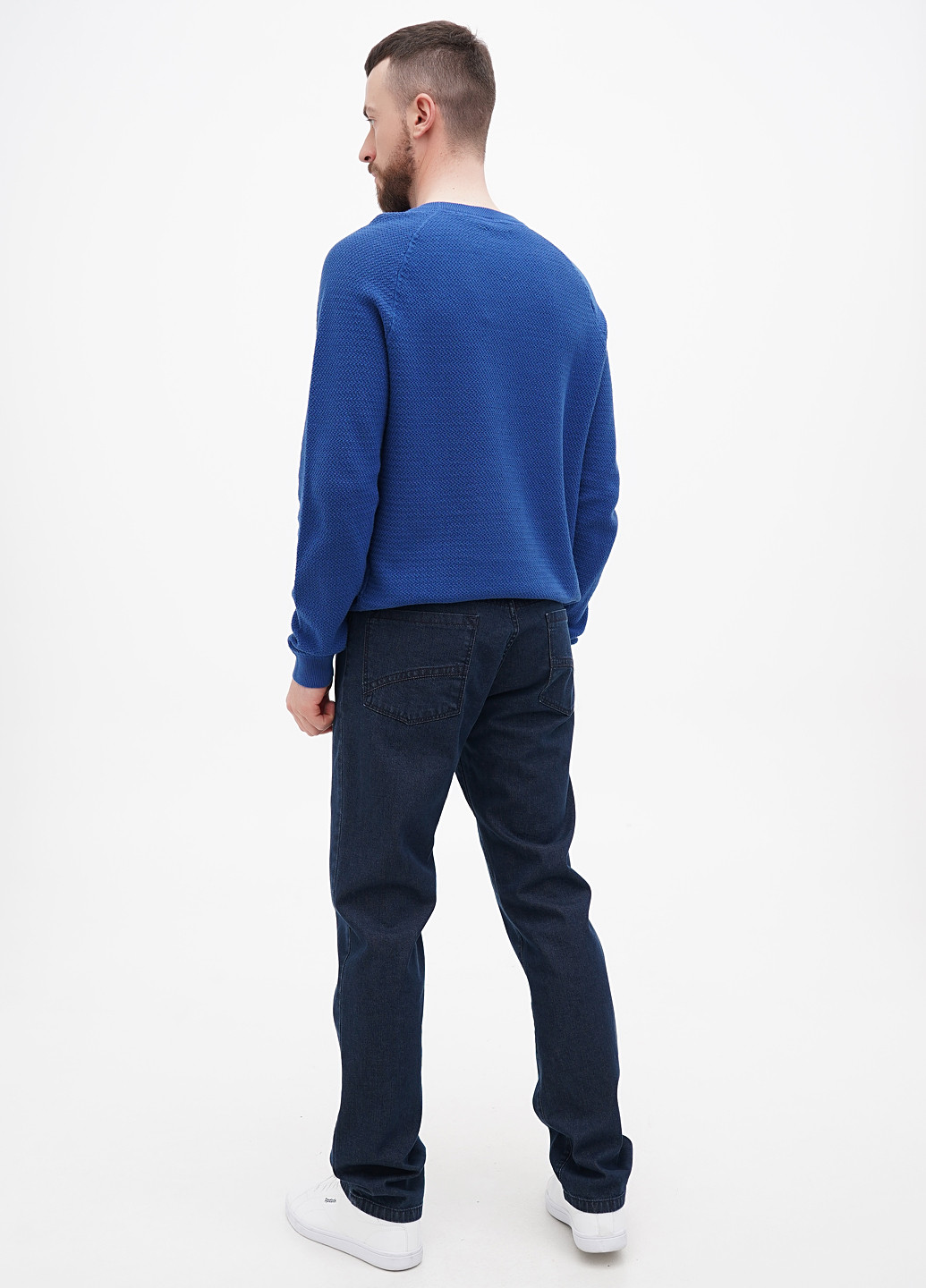 Темно-синие демисезонные прямые джинсы Lagrand