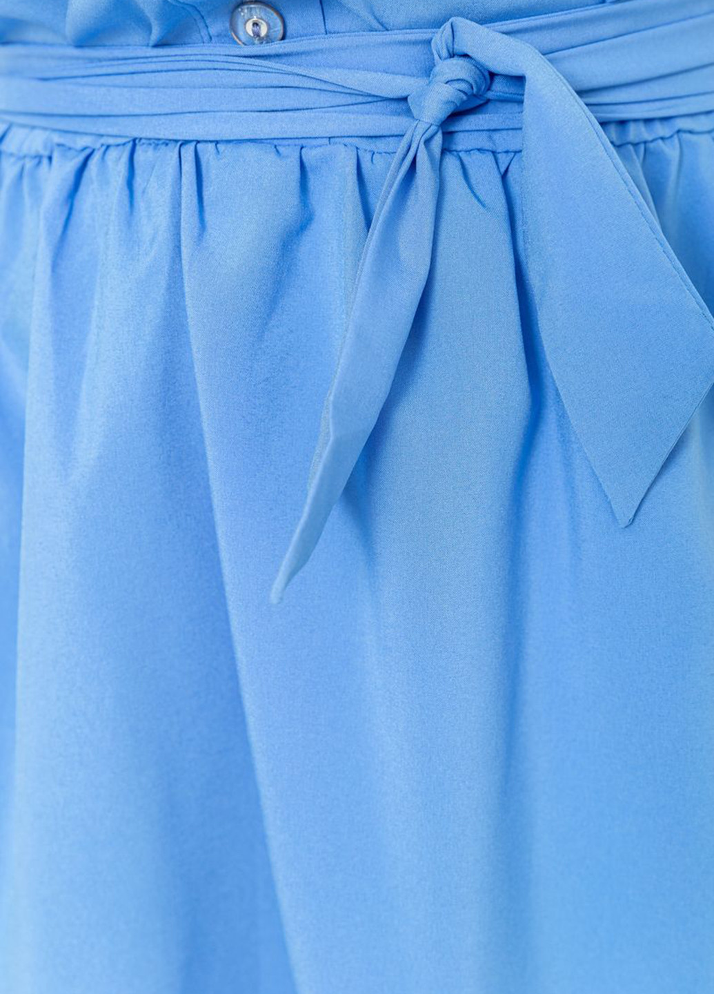 Темно-блакитна кежуал сукня Ager однотонна
