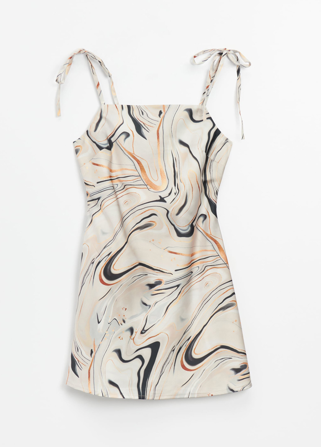 Молочна кежуал сукня сукня-комбінація House з абстрактним візерунком