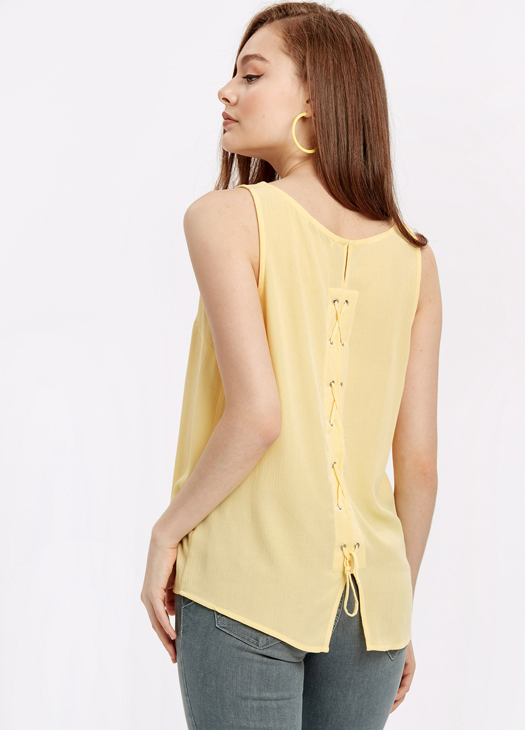 Желтая летняя блуза LC Waikiki