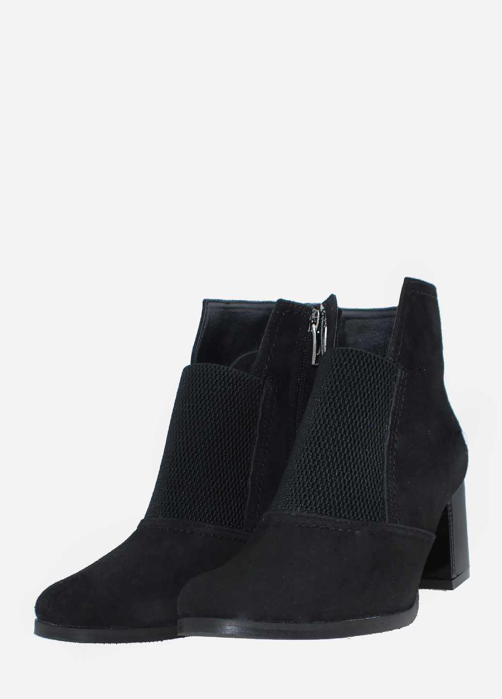 Осенние ботинки rd400-11 черный Digsi из натуральной замши