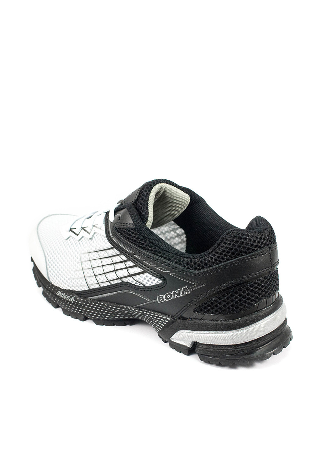 Черно-белые демисезонные кроссовки Bona