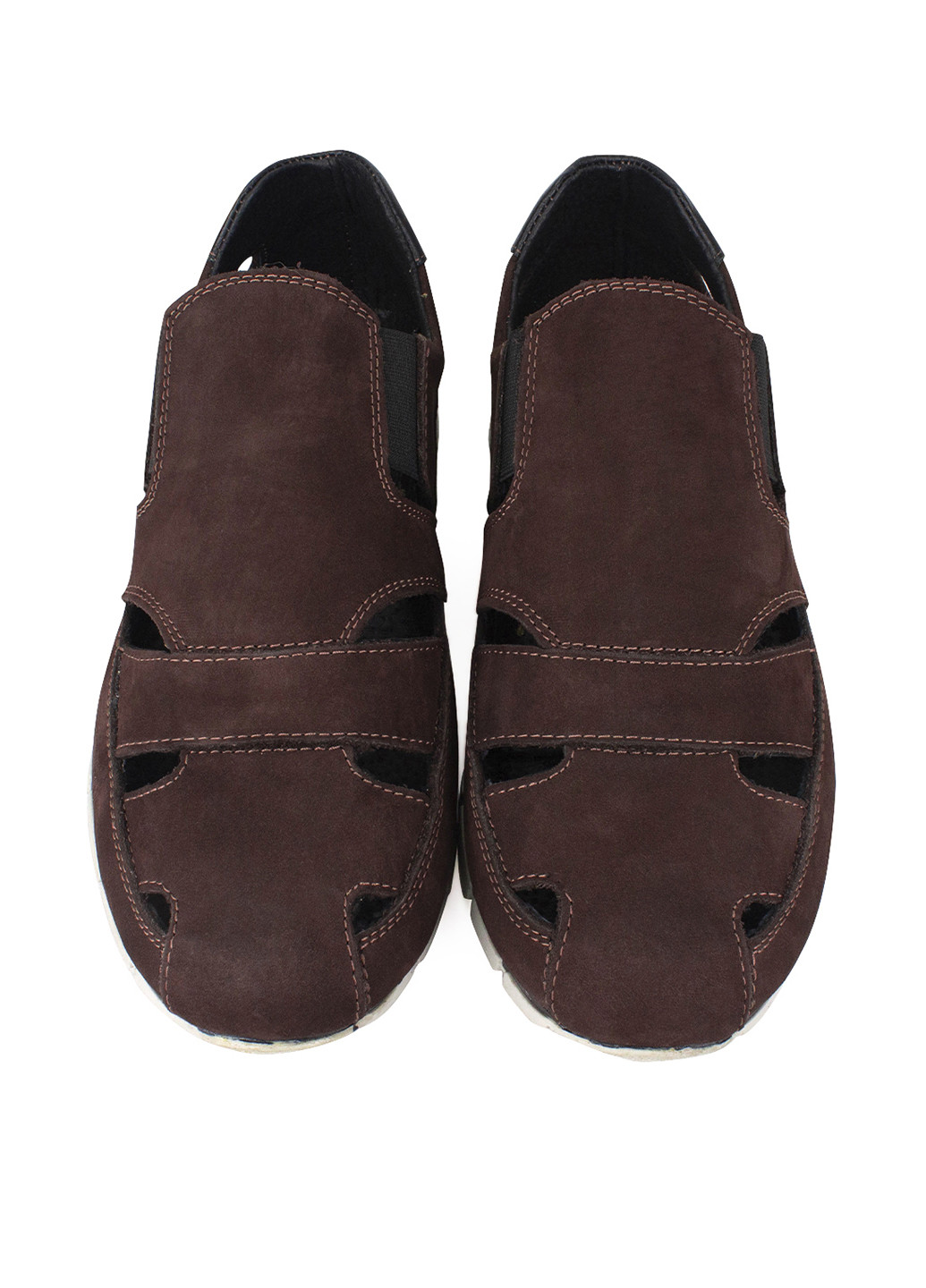 Темно-коричневые кэжуал туфли Libero без шнурков