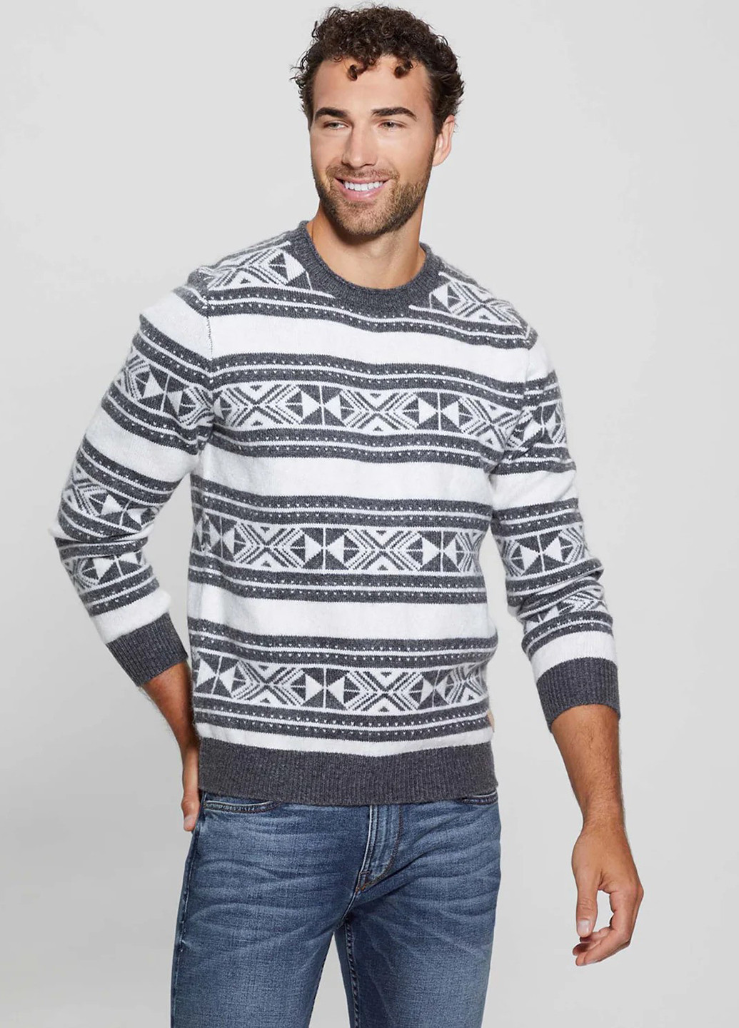 Сірий демісезонний джемпер джемпер Guess