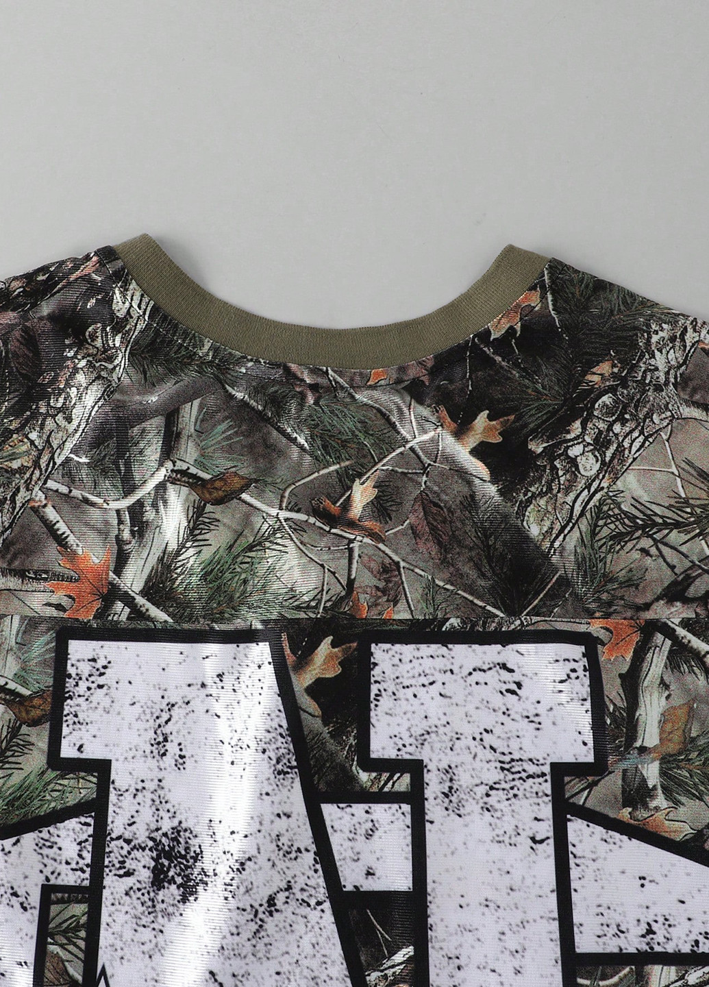 Лонгслів SHEIN малюнок хакі кежуали поліестер