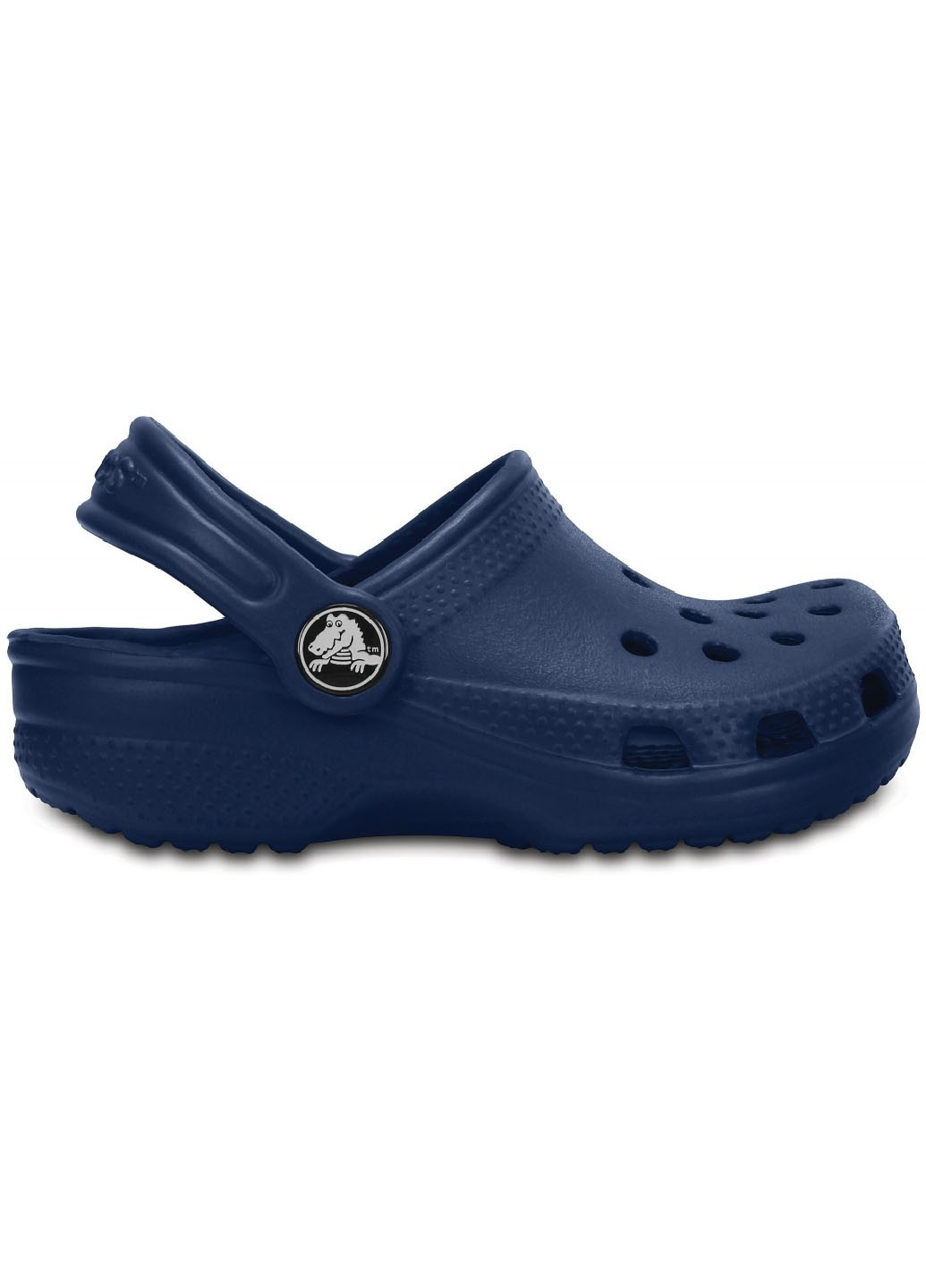 Темно-синие детские сабо Crocs