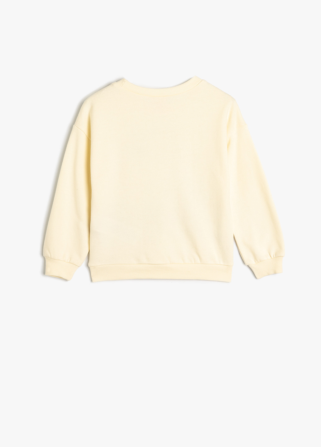 KOTON світшот малюнок молочний кежуал бавовна, трикотаж