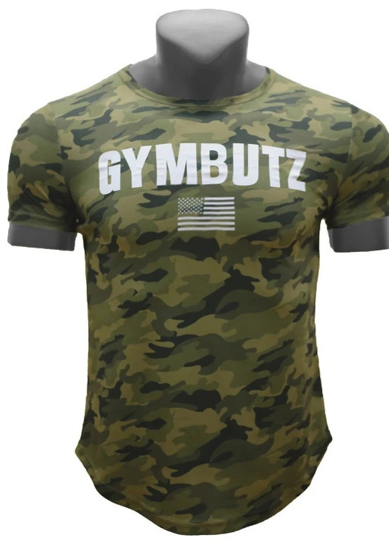 Зеленая футболка хаки BUTZ