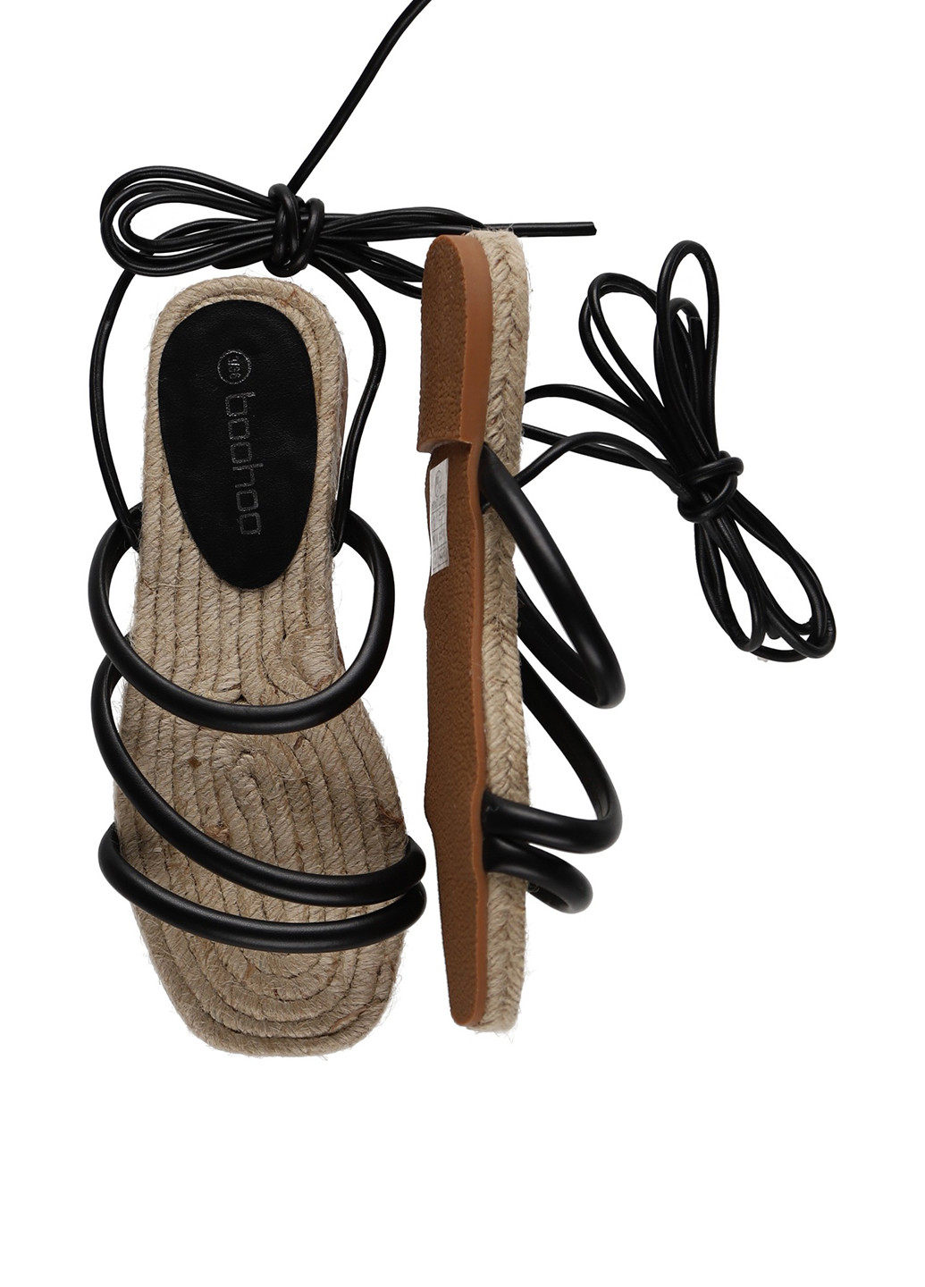 Кэжуал сандалии Boohoo на завязках