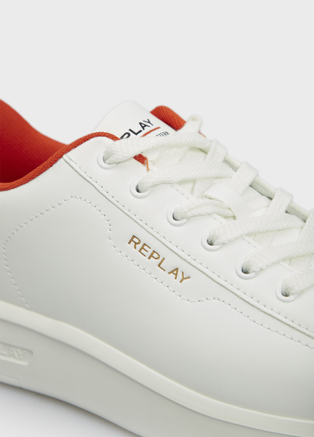 Белые всесезонные кроссовки Replay