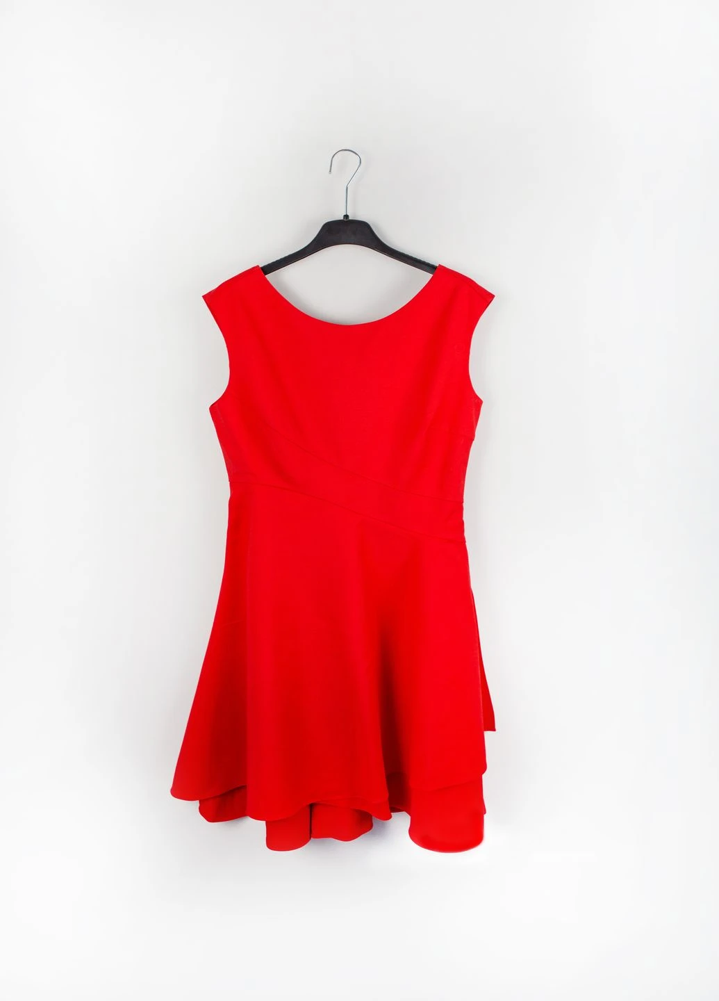 Красное кэжуал платье Vero Moda однотонное