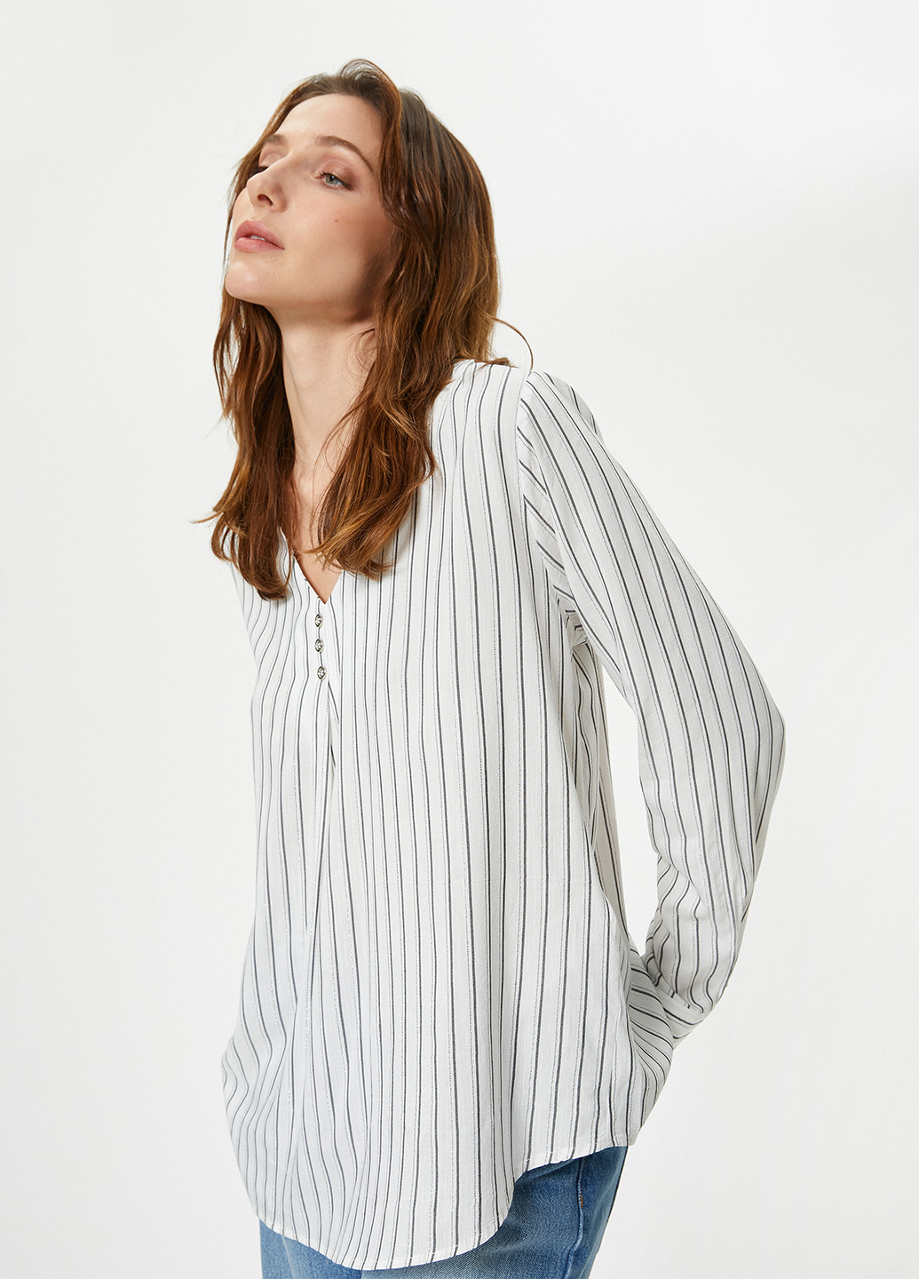 Комбинированная блуза KOTON