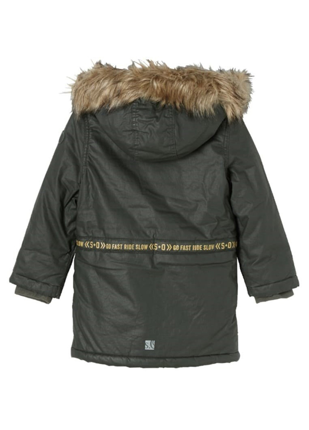 Оливковая (хаки) зимняя куртка S.Oliver