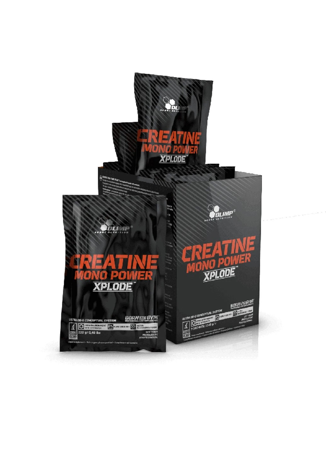 Креатин моногідрат Creatine Mono Power Xplode (220 г) олімп orange Olimp (255279506)