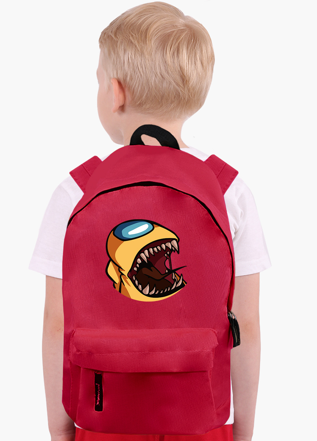 Детский рюкзак Амонг Ас Желтый (Among Us Yellow) (9263-2409) Оранжевый MobiPrint (216195115)