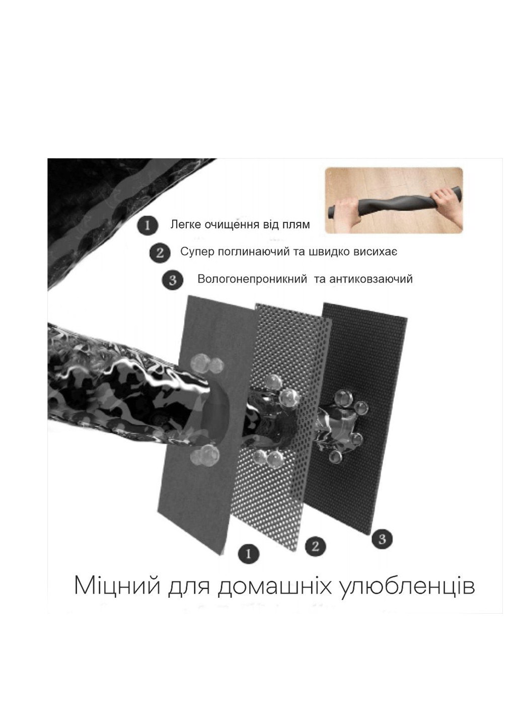 Килимок під миски для домашніх тварин, 40х55 см Aquarius (325860811)