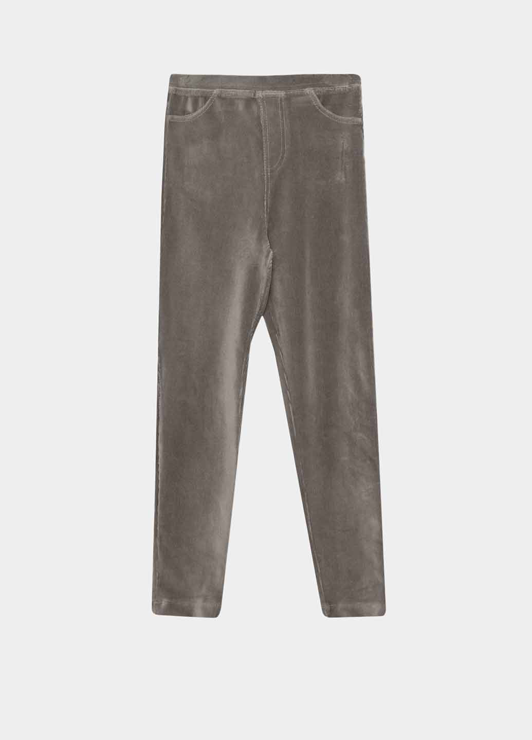 Светло-серые демисезонные леггинсы DeFacto