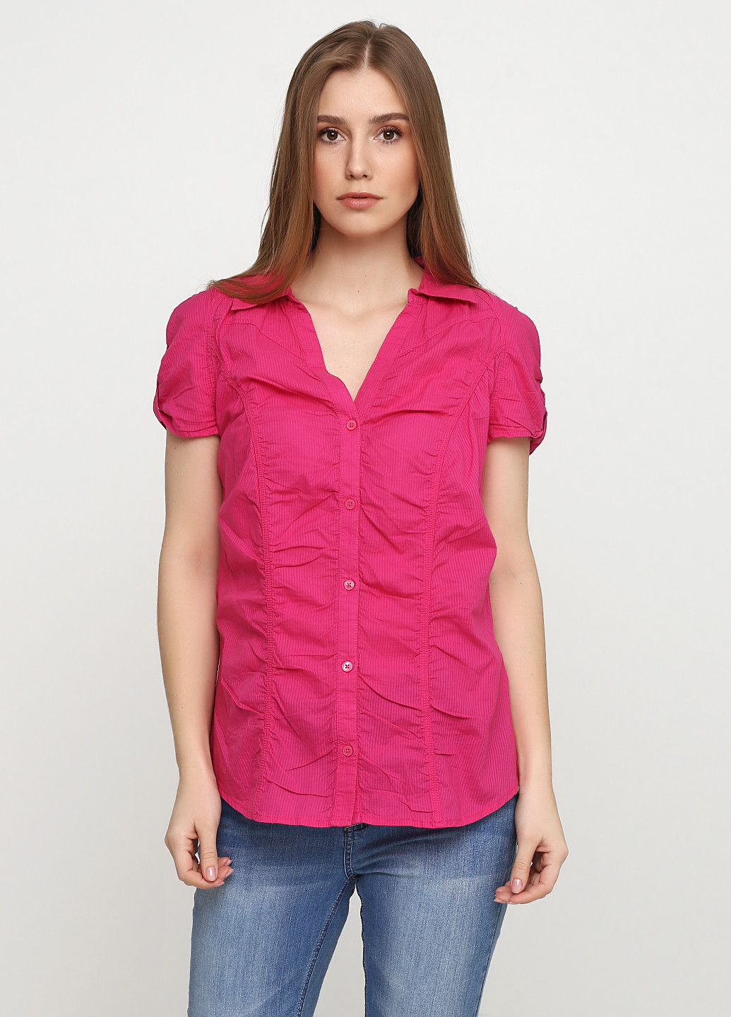 Малинова літня блуза Colours