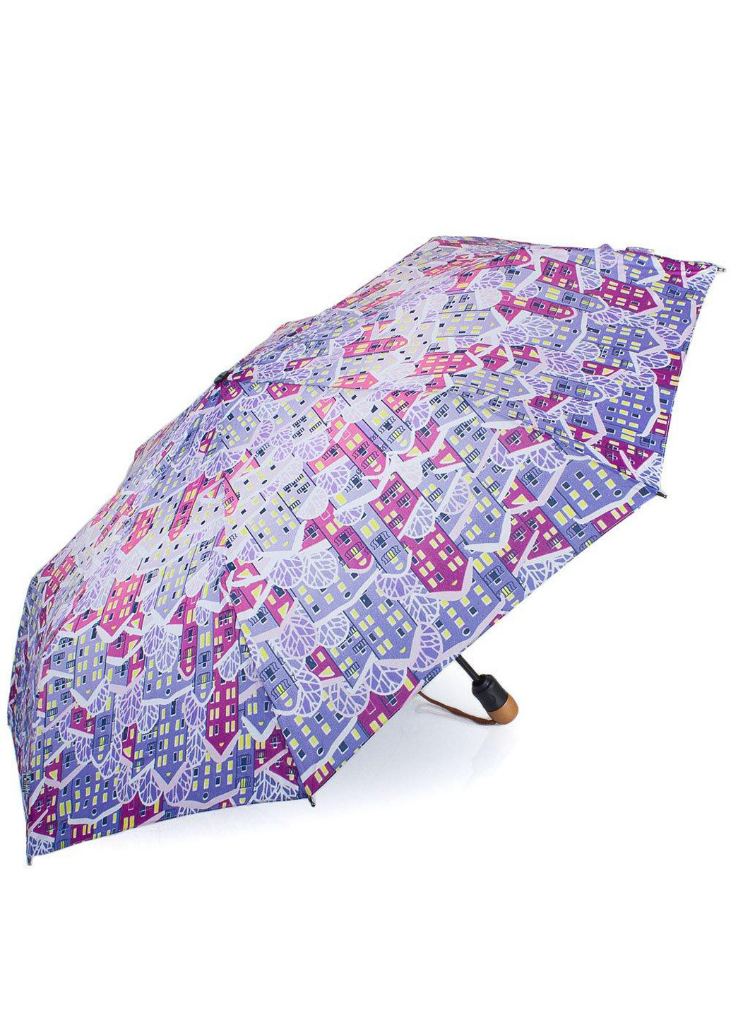 Фіолетова жіночий складаний парасолька повний автомат 98 см Airton (194317220)