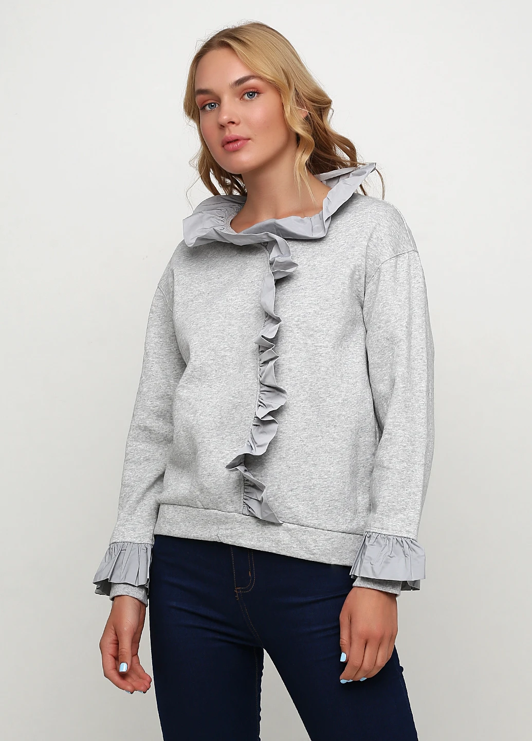 Светло-серый демисезонный джемпер джемпер H&M