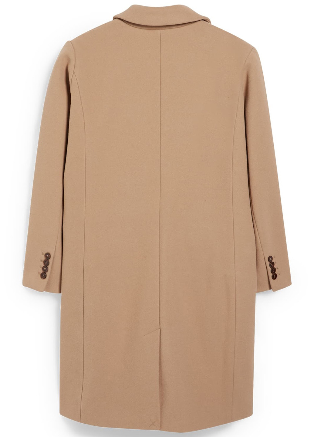 Бежеве демісезонне Пальто однобортне C&A