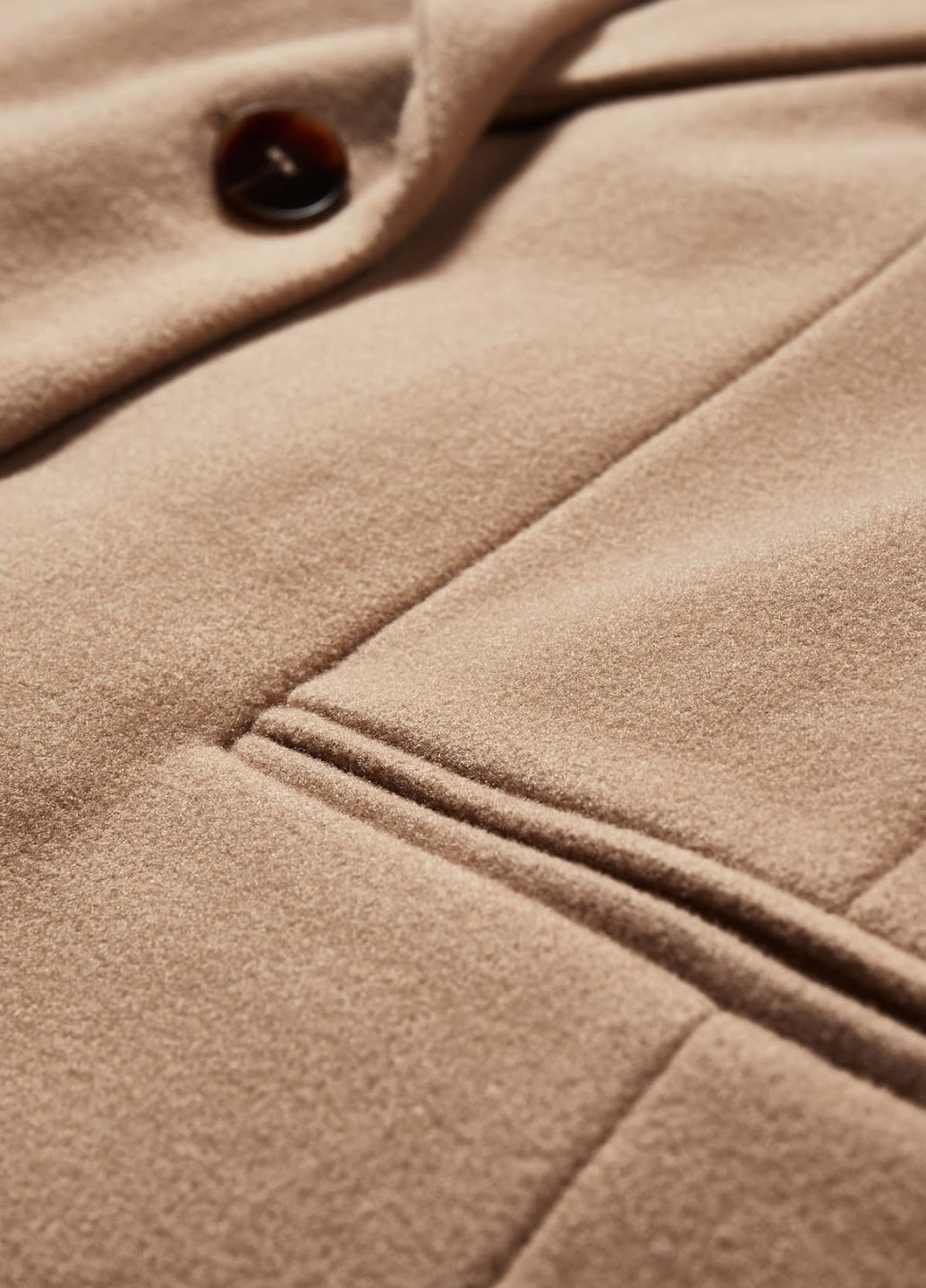 Бежеве демісезонне Пальто однобортне C&A