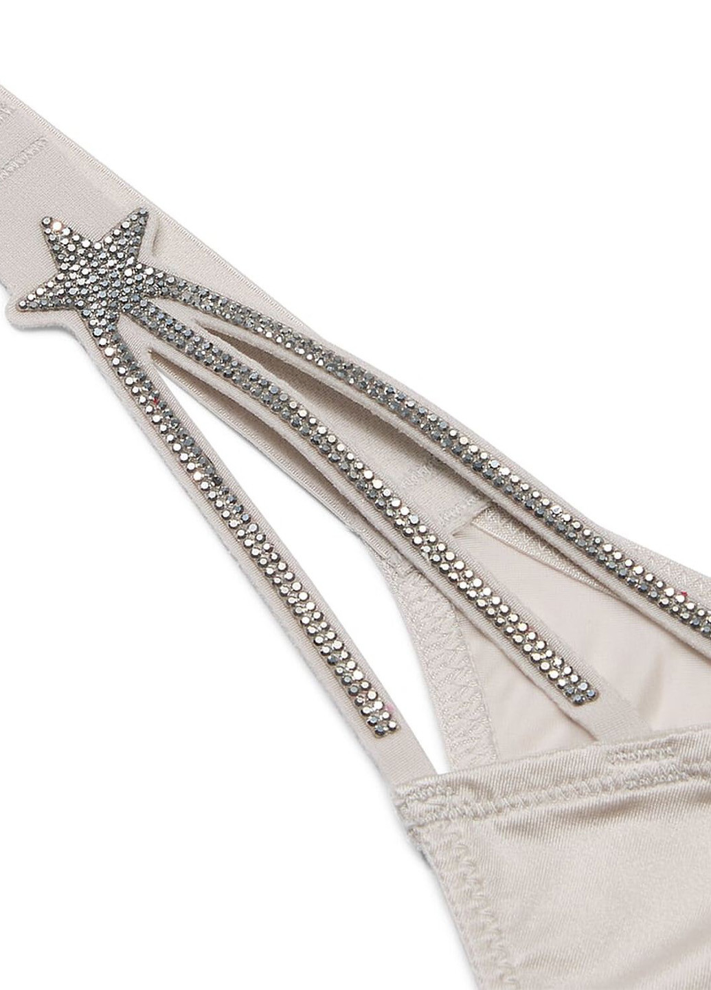 Сіро-бежевий демісезонний комплект (бюстгальтер, трусики) Victoria's Secret