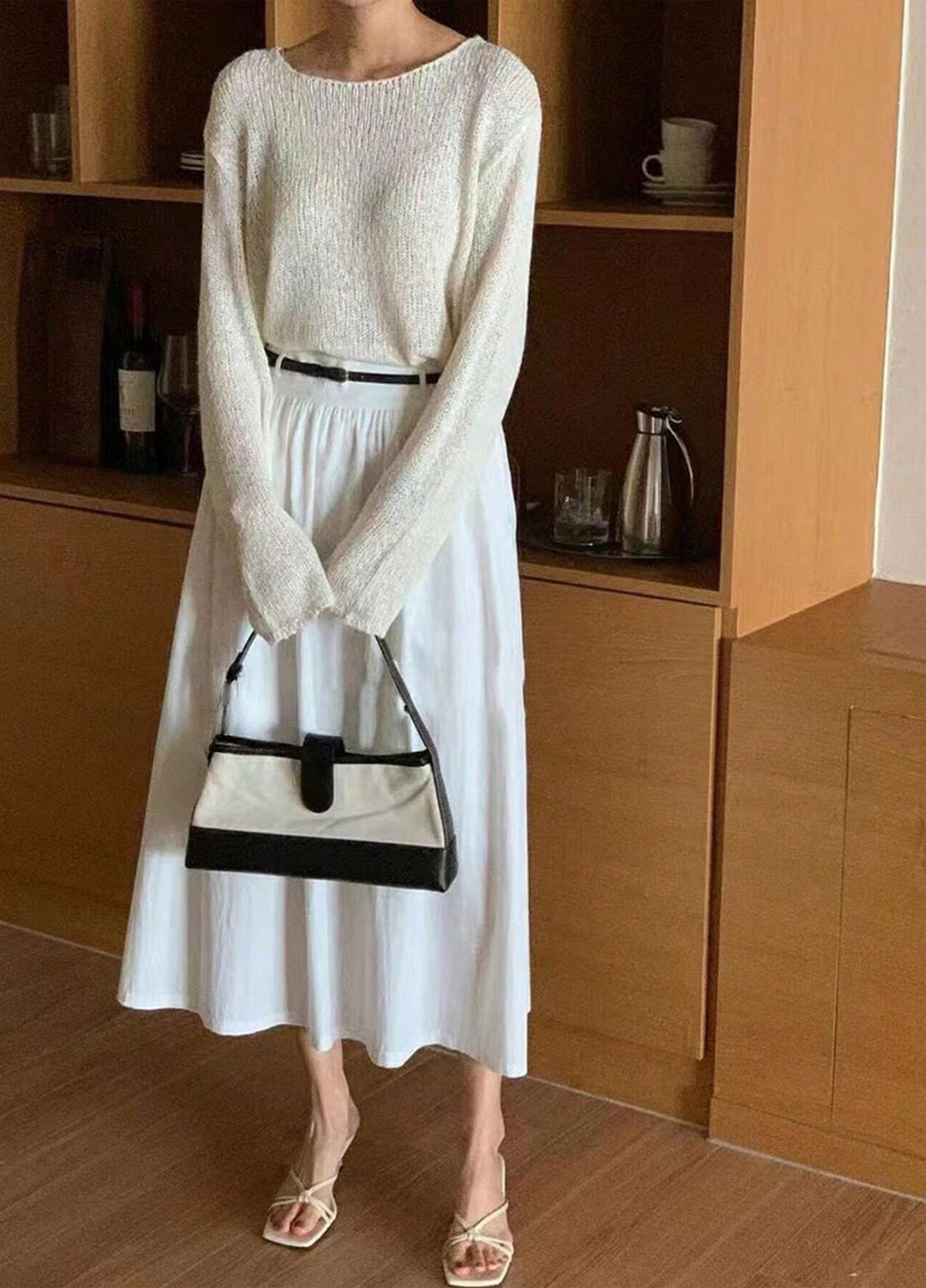 Світло-бежевий демісезонний джемпер джемпер SHEIN