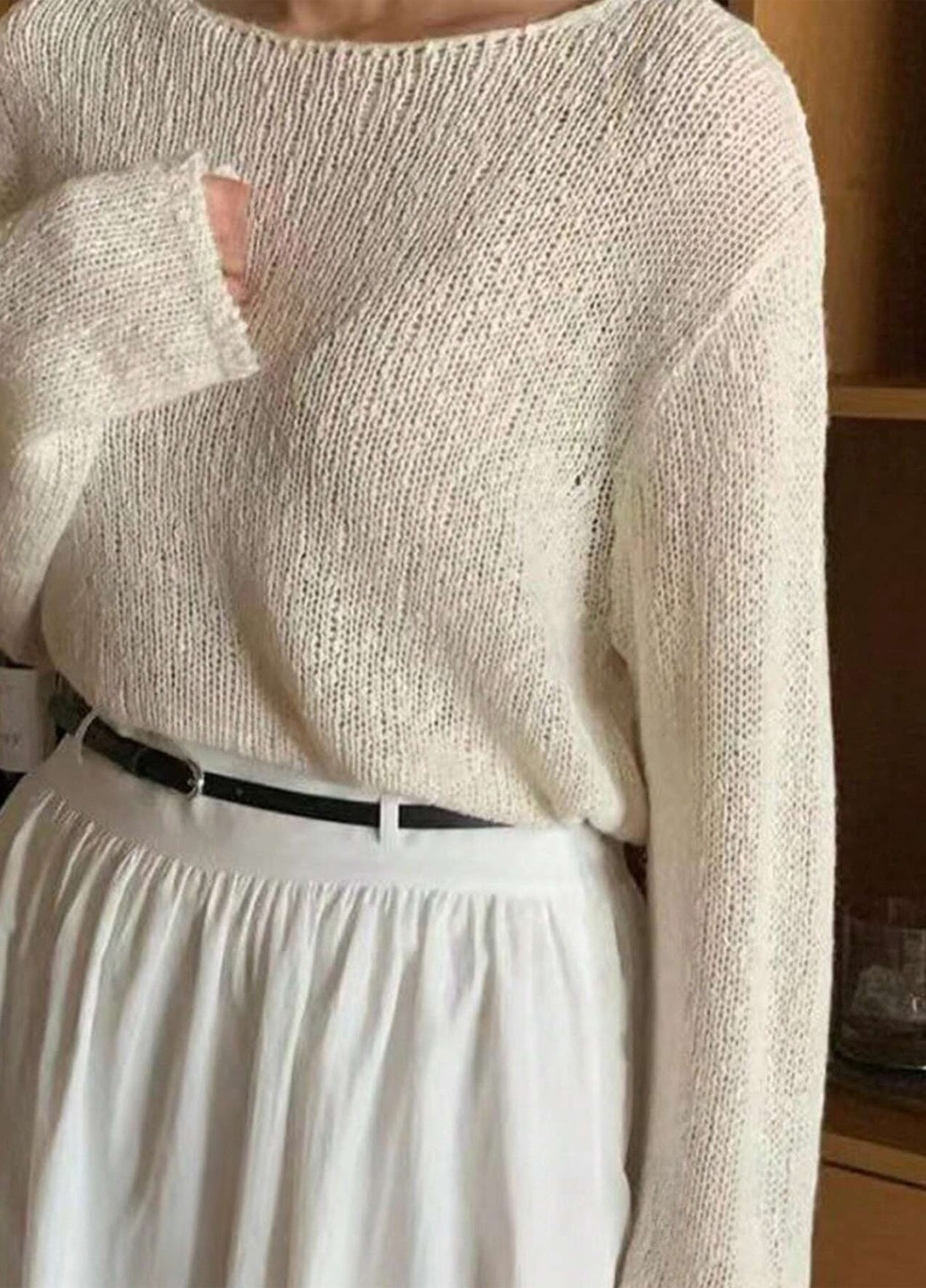 Світло-бежевий демісезонний джемпер джемпер SHEIN