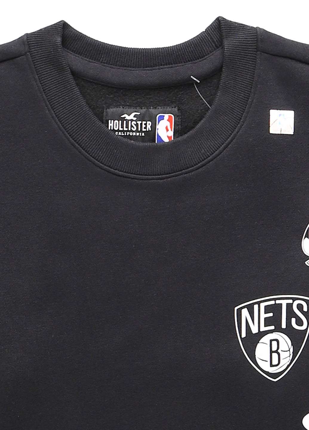 Черный свитшот Hollister рисунок без декора (332811383)