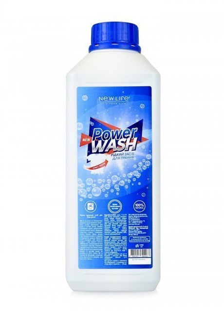 Рідкий засіб для прання білих речей POWER WASH New LIFE (254398205)