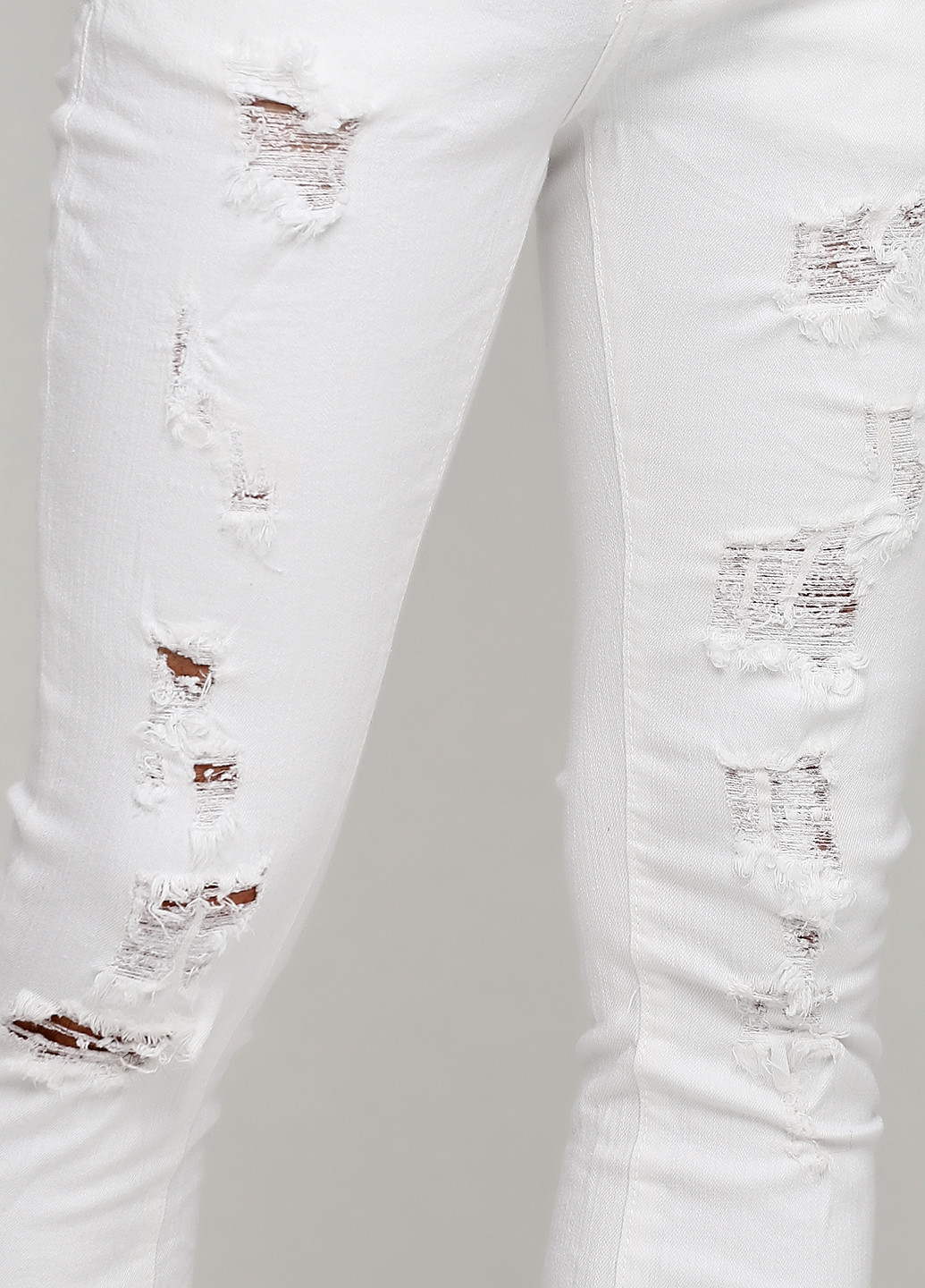 Белые демисезонные прямые джинсы Forever 21