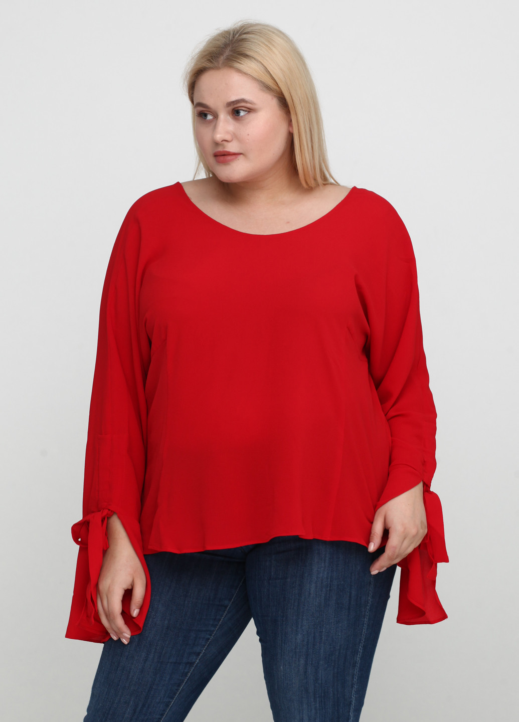 Червона демісезонна блуза By Very
