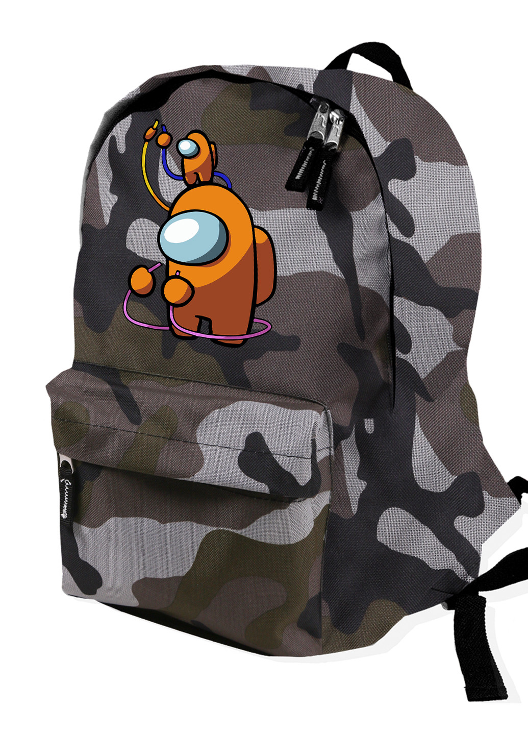 Детский рюкзак Амонг Ас Оранжевый (Among Us Orange) (9263-2413) MobiPrint (217075258)