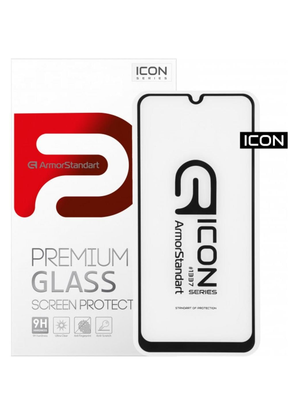 Скло захисне Icon Samsung A31 Black (ARM56241-GIC-BK) ArmorStandart (249596657)
