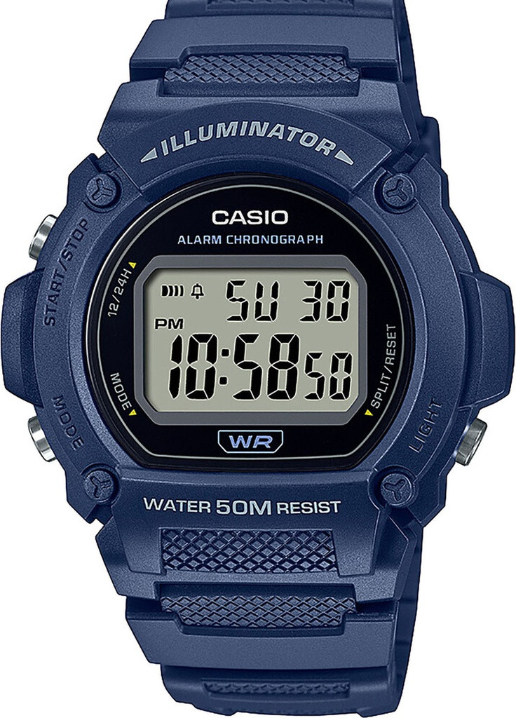Часы W-219H-2AVEF кварцевые спортивные Casio (253705988)