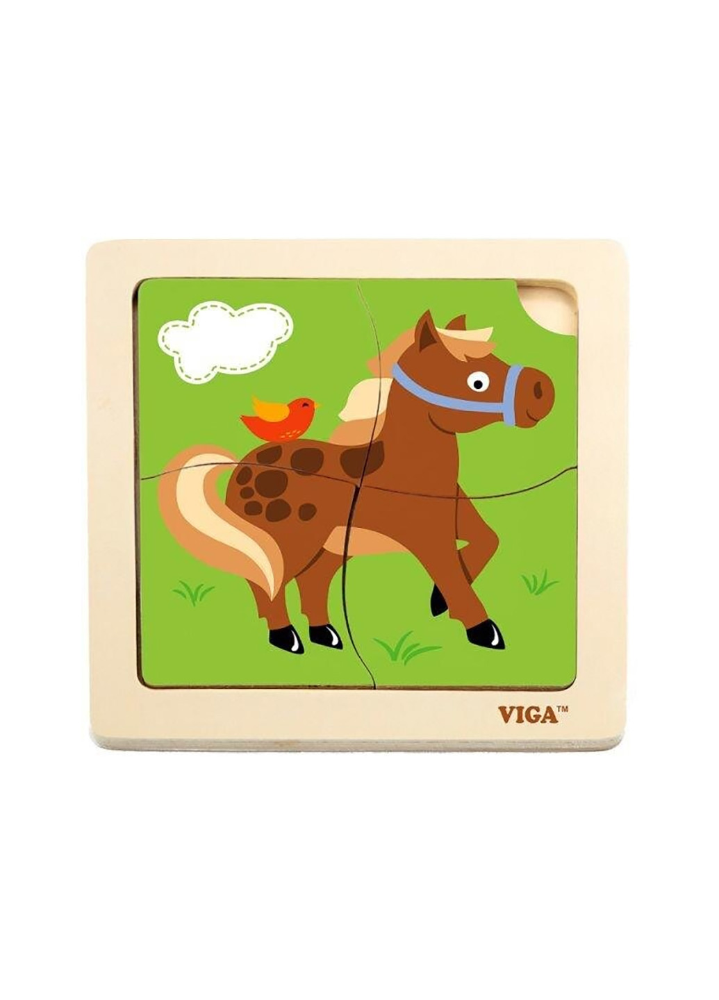Пазл "Лошадь" Viga Toys 51312 (255335496)