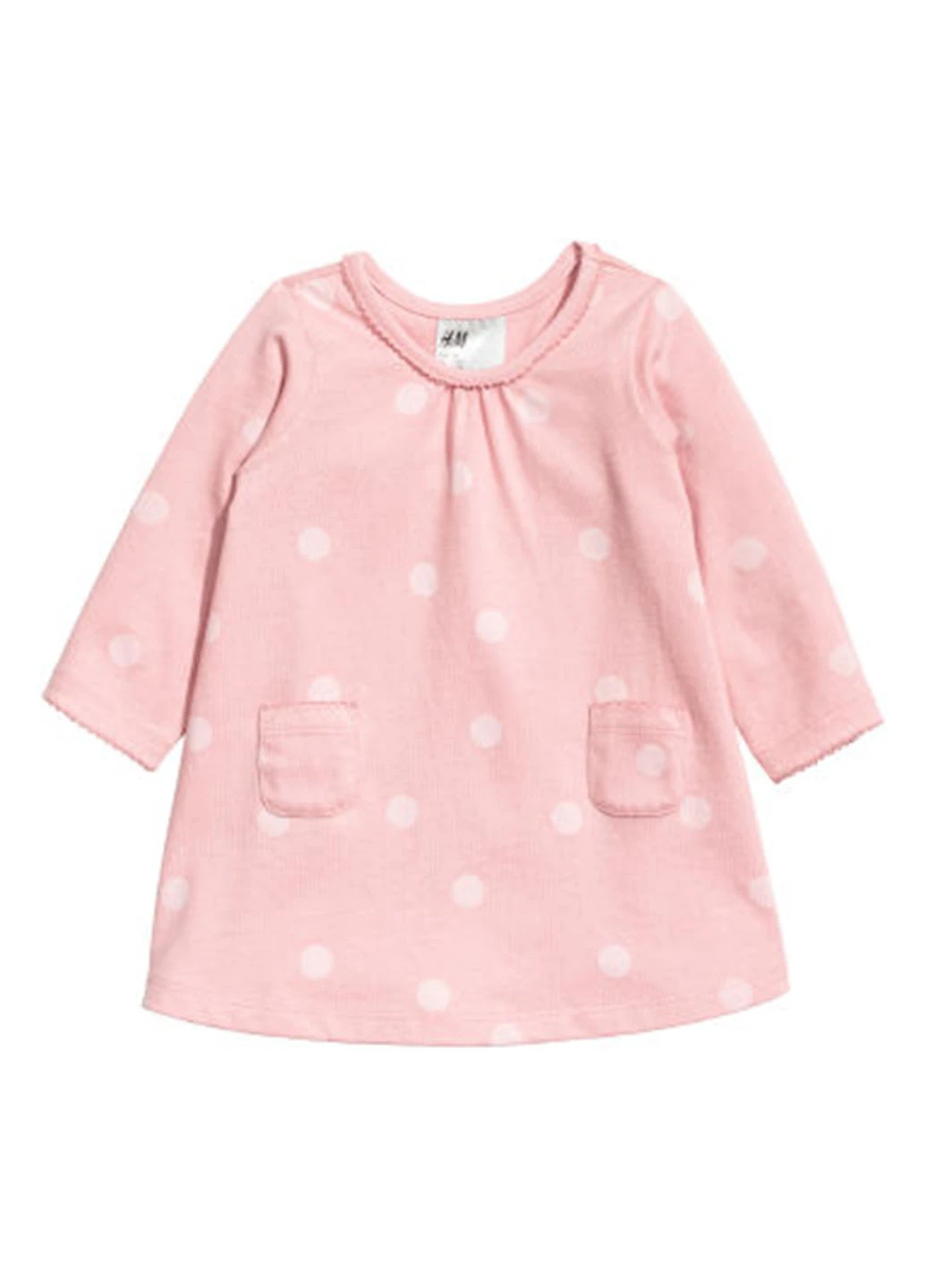 Розовое платье H&M (96011769)