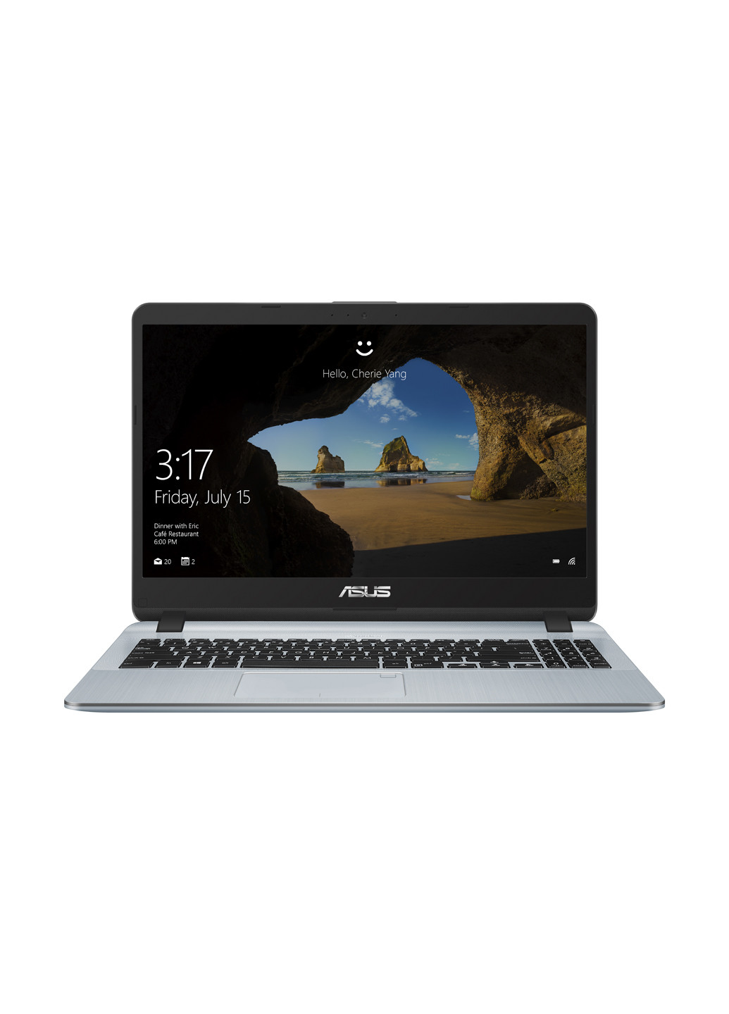 Ноутбук Asus laptop x507la-br031 (90nb0iw2-m00930) silver (136402516)