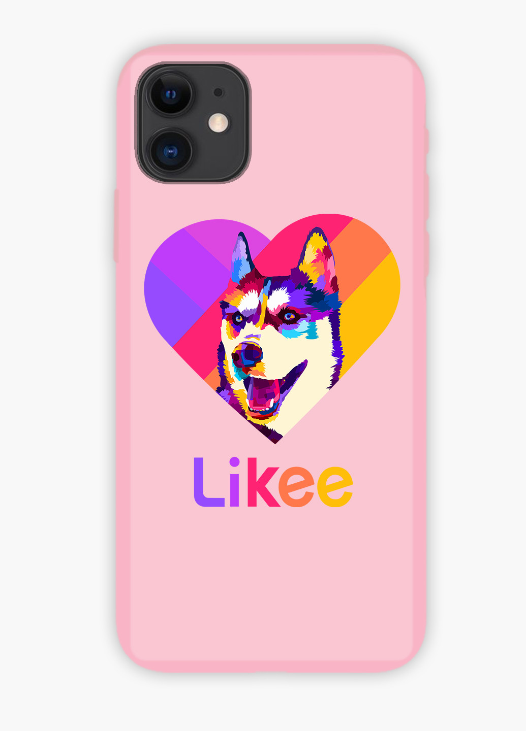Чохол силіконовий Apple Iphone 6 Лайк Лайка (Likee) (6937-1598) MobiPrint (219517722)