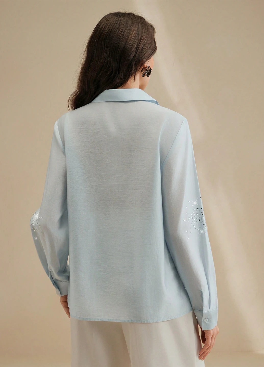 Голубая блуза SHEIN