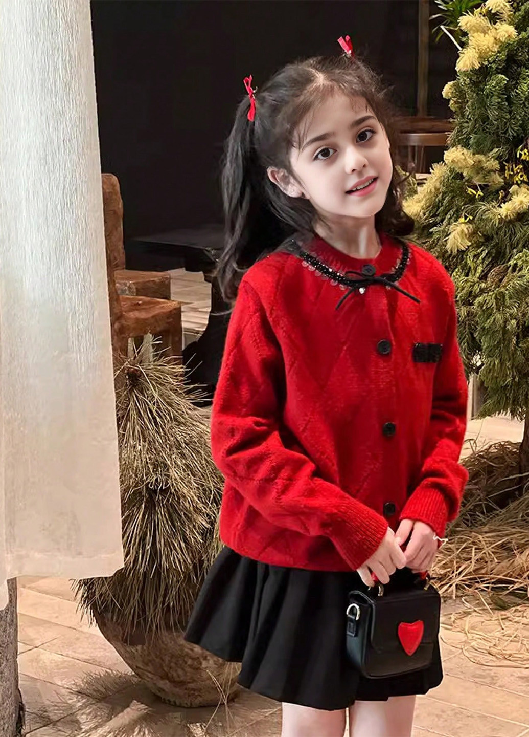 Червоний демісезонний светр джемпер SHEIN