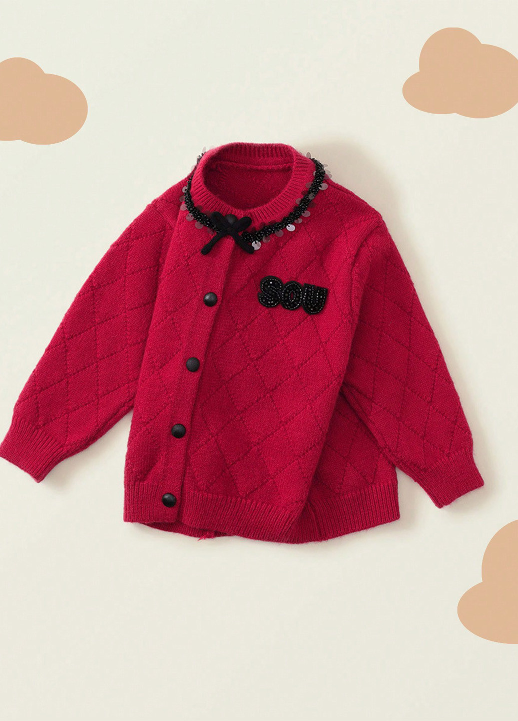 Червоний демісезонний светр джемпер SHEIN