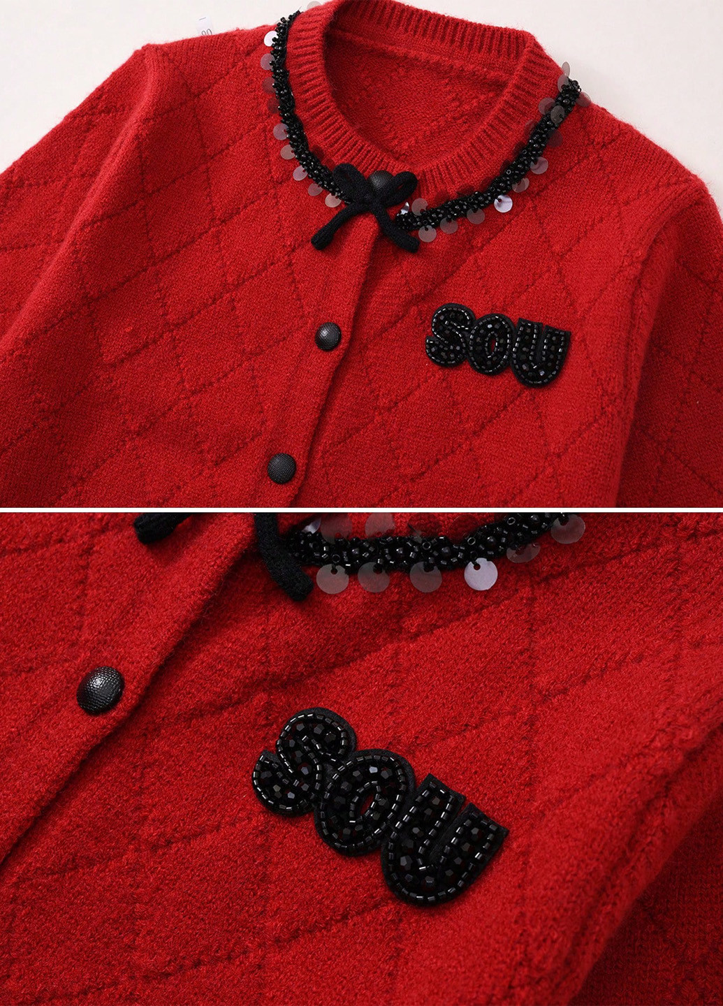 Червоний демісезонний светр джемпер SHEIN