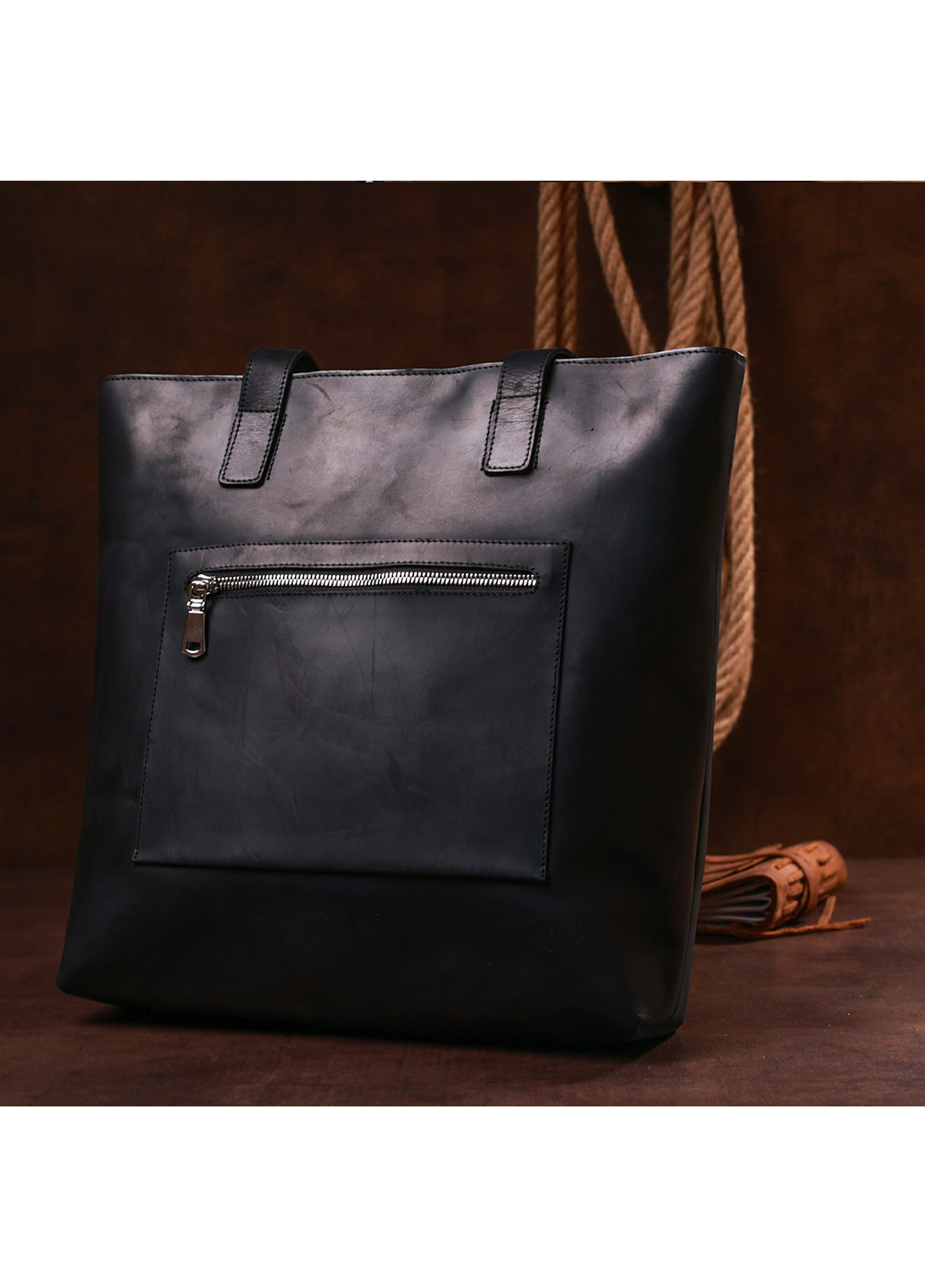 Женская кожаная сумка 36х33х8,5 см Shvigel (253491386)