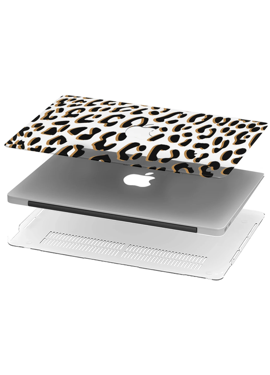 Чехол пластиковый для Apple MacBook Air 13 A1466 / A1369 Леопард (Leopard) (6351-1762) MobiPrint (218505217)