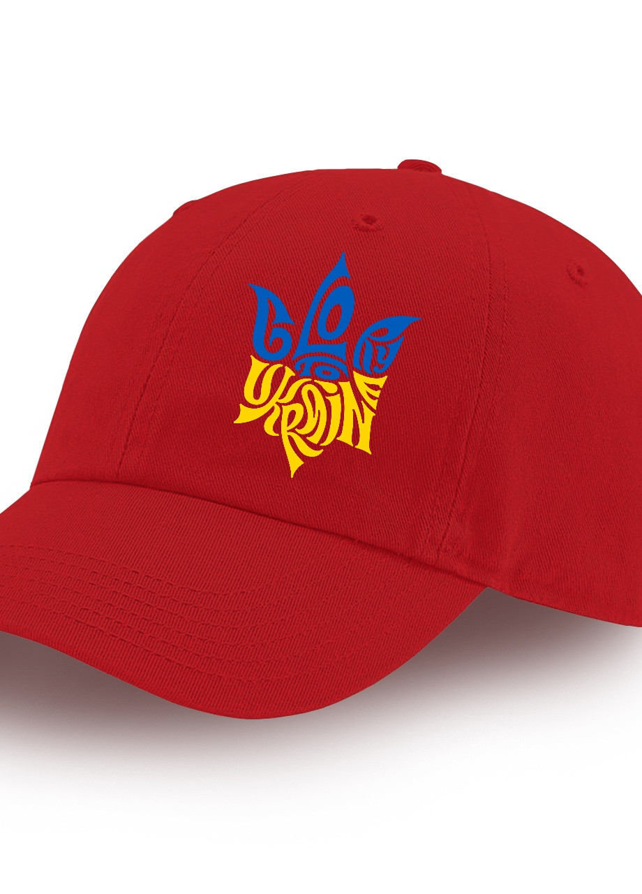 Кепка детская для мальчиков Слава Украине (9273-3795-5) Красный MobiPrint (253484446)