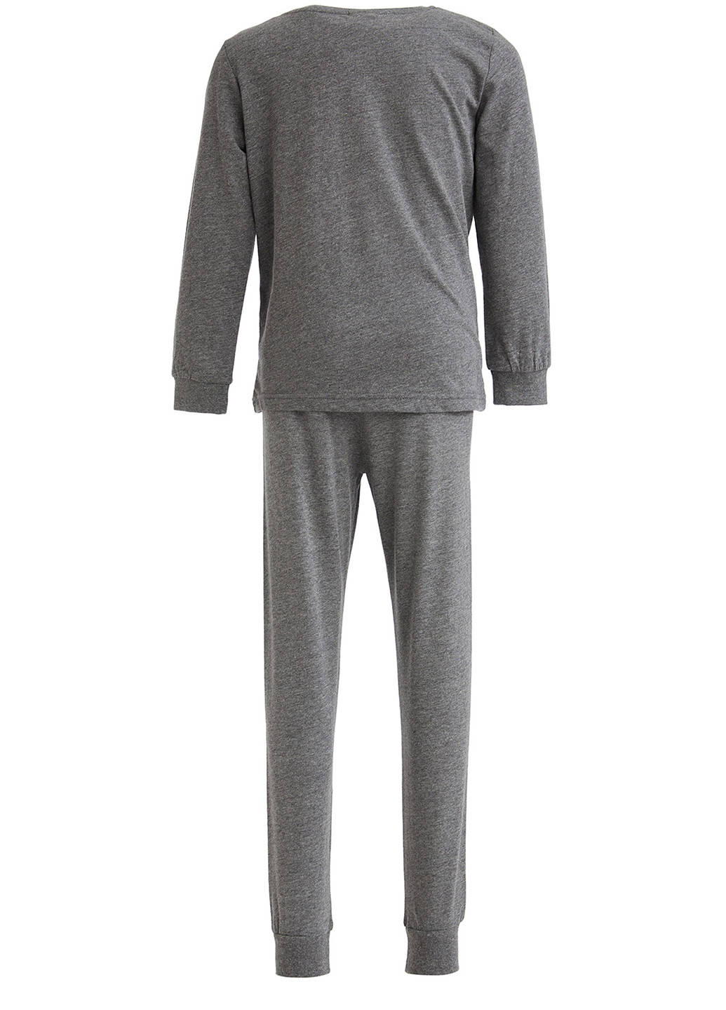 Темно-серая всесезон пижама(реглан, брюки) лонгслив + брюки DeFacto