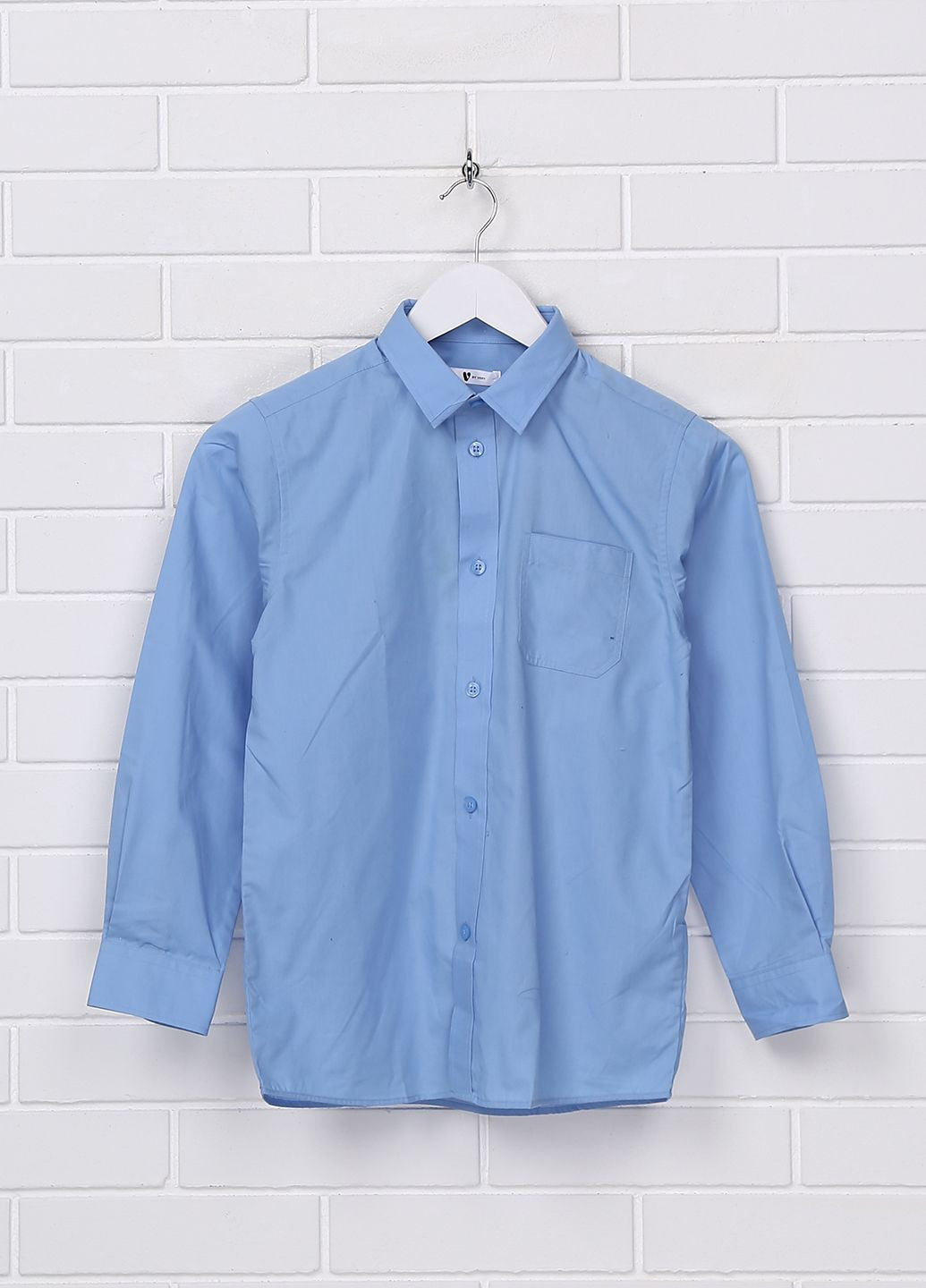 Голубой классическая рубашка однотонная By Very